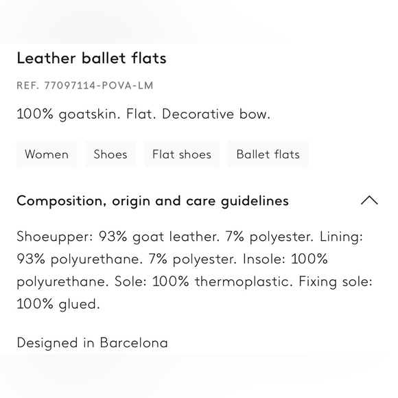 Mango Leather ballet flats - Picture 5 of 6